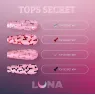 LUNA Top SECRET, F*CK HATERS Топ без липкого слоя с пикантным декором, 13 мл