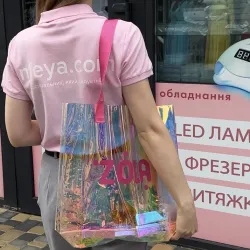 ZOLA Сумка голографічна