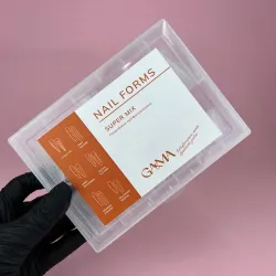 GA&MA Nail Forms SUPER MIX Верхние формы, 144 шт