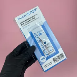 MicroStop Крафт-пакеты прозрачные 75х150, 100 шт.