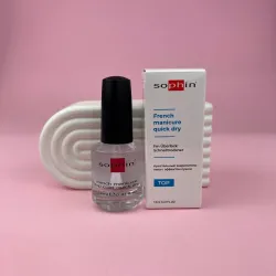 SOPHIN French manicure quick dry Кристальний закріплювач лаку з ефектом сушіння, 12 мл