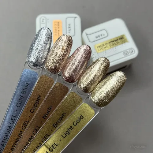 HEY Solid Platinum gel Гель-краска жидкая фольга, 5 г