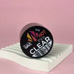 Wave us gel HOT 30г, жгучий УФ гель (Thick Clear, прозрачный), гель США