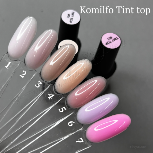 Komilfo Tint top Кольоровий топ без липкого шару, 8 мл