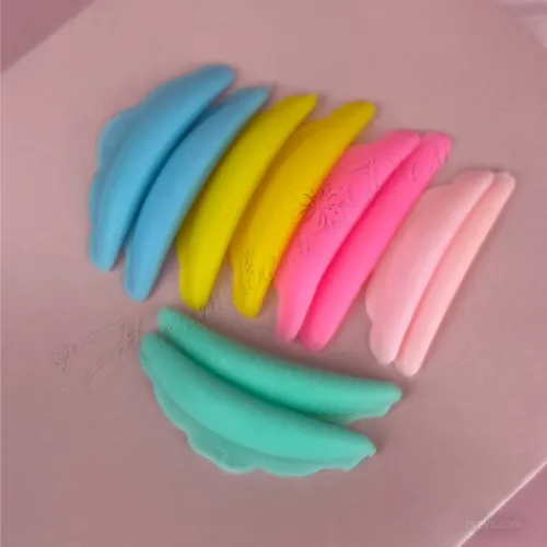 Design Lashes Валики бирюзовые/разноцветные (5 пар набор S, M, M1, M2, L)