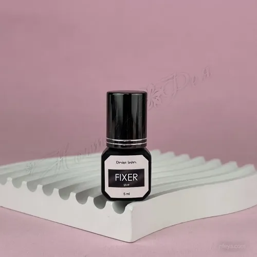 Design Lashes Клей для наращивания ресниц FIXER (черный), 5мл