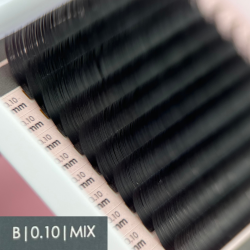 Design Lashes Вії чорні B-0,10мм Мікс (10 ліній)