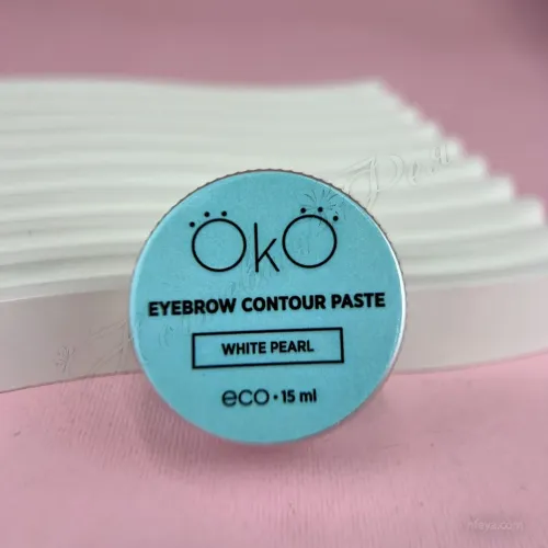 OkO Eyebrow Contour Paste, Контурна паста для брів White Pearl, 15 мл