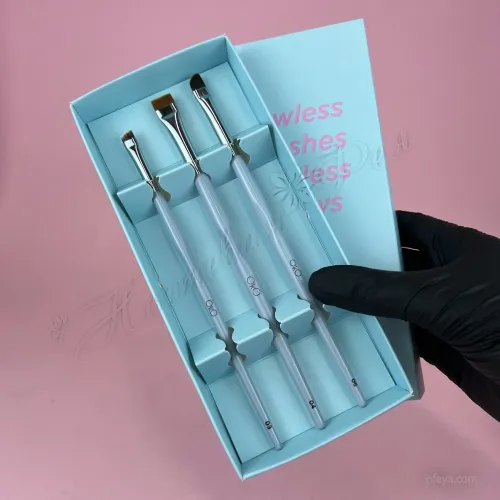 OkO Набір кистей Flawless Brushes Flawless Brows (#3,4,6)