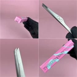 OkO Tweezer Easy Touch, Пинцет для бровей (ручная заточка), 02