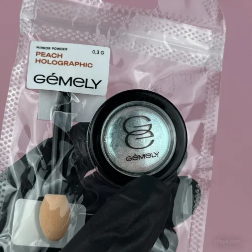Gemely Mirror Powder Втирання (Peach Holographic, Moon Light), 0,3 г