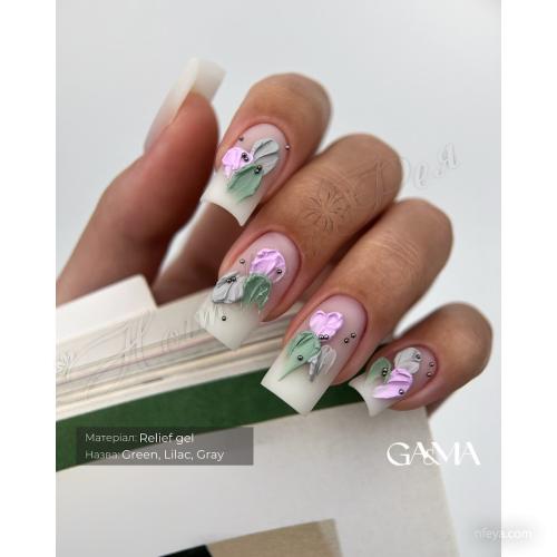 Relief Gel Pastel Collection Рельєф гель Пастель колекція гелевих паст для об'ємних дизайнів, 5 г