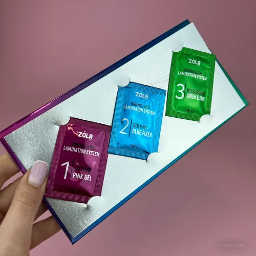 ZOLA Color Lab Набор для ламинирования в саше MIX, 3х1 мл