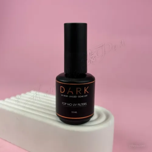 DARK Top Wipe NO UV Топ без липкого слоя и без фильтров, 15 мл