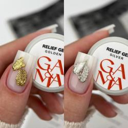 GaMa Relief Gel (Golden, Silver) Паста для объемных дизайнов, 5 г