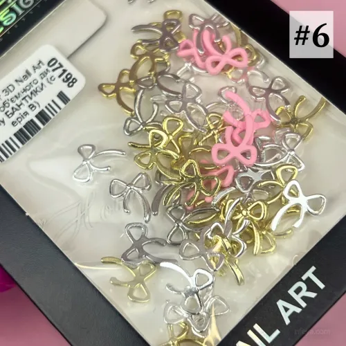 Designer 3D Nail Art Набір об'ємного дизайну БАНТИКИ (серія В)