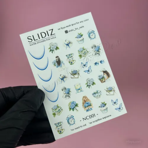 Slidiz Слайдери на водній основі "не потрібно вирізати" розмір 7х10 см, 1 шт.