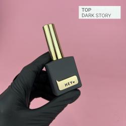 HEY Top Dark Story Глянцевый топ без УФ-фильтров без липкого слоя, 15 мл