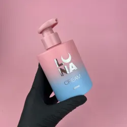 LUNA Hand Cream Strawberry Dessert Крем ламелярный увлажняющий с ароматом клубники со сливками, 300 мл