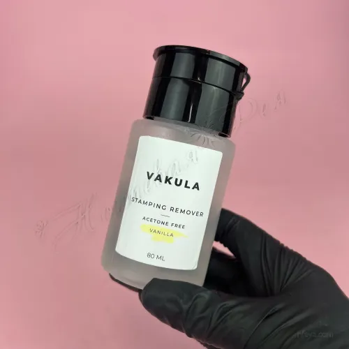 Vakula Stamping Remover acetone free Средство для удаления лака, 80 мл