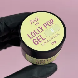 Pink Super Gel Lolly Pop, моделюючий гель, 15 мл