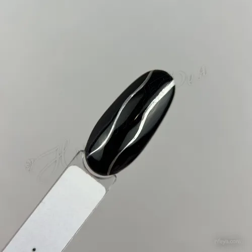 DARK Silver Metal gel paint Серебряная металлизированная краска для дизайна, 5 г
