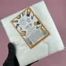 Panni Mlada Салфетки в пачке 15х15 см, 100 шт (гладкие, сетка)
