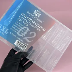 Global Fashion Гелеві типси 5XL екстрадовгі, 120 шт