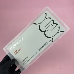 Gemely Ultra Thin Верхні форми надтонкі (Stiletto, Square), 15 розмірів/150 шт