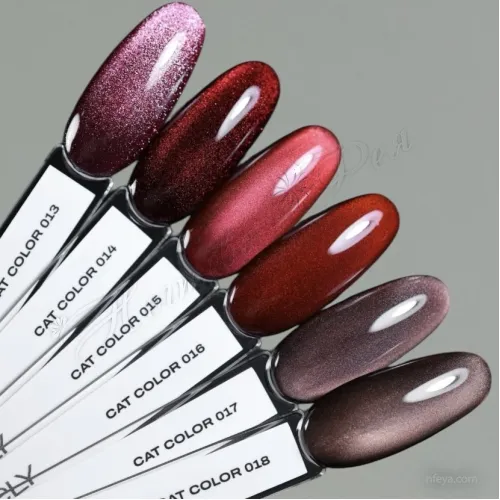 Gemely Cat color Гель-лак с эффектом кошачий глаз, 6 мл
