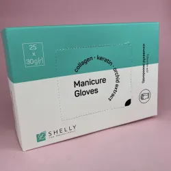 Shelly Manicure Gloves Одноразовые перчатки для маникюра, 25 шт