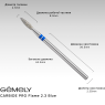 Gemely Carbid Pro Flame (2.3 Red, 2.3 Blue) Фреза пламя карбид вольфрам, 1 шт