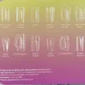 YAC Dual Nail Forms mix Набір верхніх форм для нарощування 12 в 1