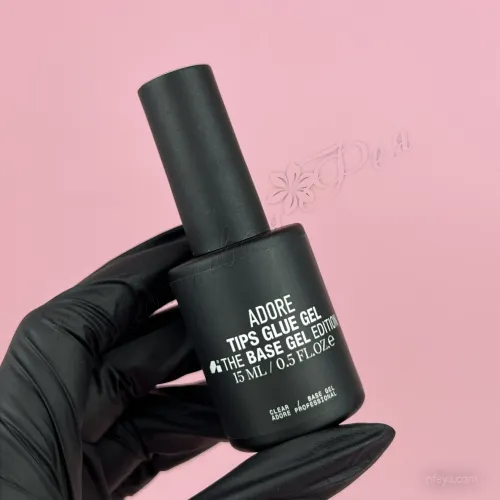 Adore Funky Tips Glue Гель-клей для гелевых типc с кисточкой, 15 мл