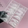 Adore Dual Nails Forms Верхние формы для наращивания ногтей в форме кошачьего когтя, 120 шт