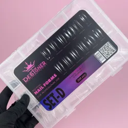 Designer Poligel Nail forms Верхні форми SET-D (12 форм), 288 шт