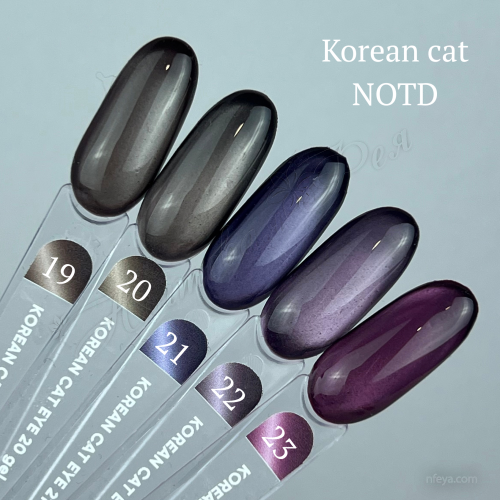 NAILSOFTHEDAY Korean cat eye Гель-лак с эффектом кошачьего глаза, 6 мл