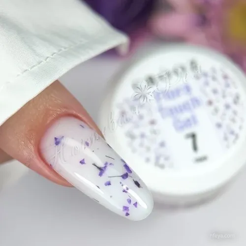 CROOZ Flora Touch gel Гель для наращивания с сухоцветами, 15 мл