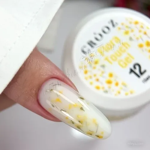 CROOZ Flora Touch gel Гель для наращивания с сухоцветами, 15 мл