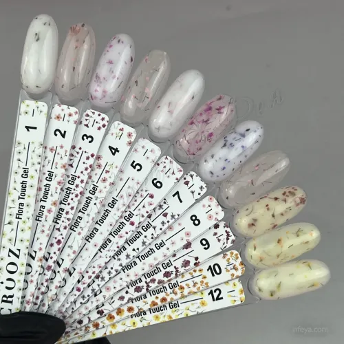 CROOZ Flora Touch gel Гель для наращивания с сухоцветами, 15 мл