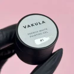 Vakula French White Painting gel Гель-фарба для френча, 5 мл