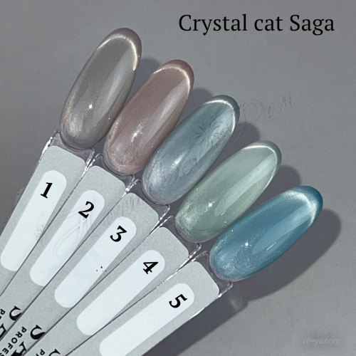 Saga Crystal Cat Гель-лак кошачий глаз с хрустальным эффектом, 10 мл