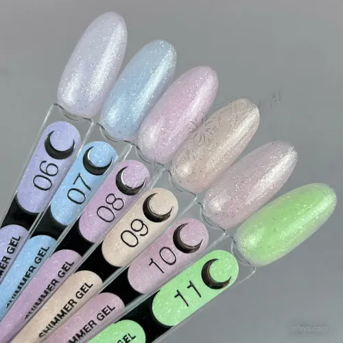 LUNA SHIMMER Gel Гель для нарощування з шимером, 15 мл