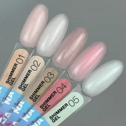 LUNA SHIMMER Gel Гель для наращивания с шимером, 15 мл