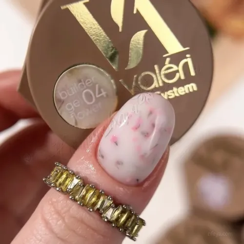 Valeri Builder gel Flower Гель с сухоцветами, 15 мл