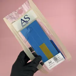 AS Змінні файли на баф BAF Blue (5 мм) 220 грит, 25 шт