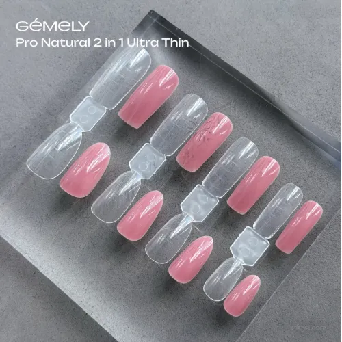 Gemely Ultra Thin Pro NATURAL 2 in 1 Верхние формы сверхтонкие, 12 размеров/120 шт