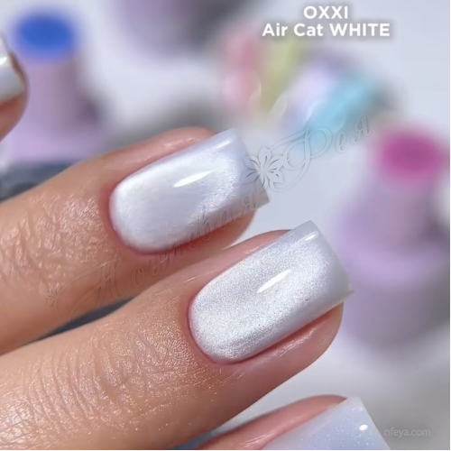 Oxxi Air Cat Полупрозрачный гель-лак с эффектом кошачьего глаза, 10 мл