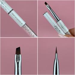 Komilfo Пензель Komilfo Gel angled 4 (Nylon) (арт. 455012)