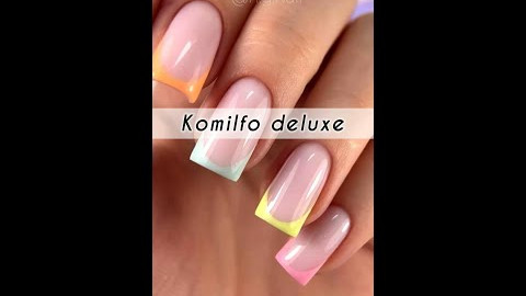 Додамо кольору на нігтики? Літній френч з Komilfo Deluxe